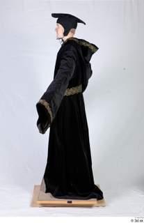  Photos Medieval Monk in Black suit 1 15th century Medieval Clothing Monk a poses whole body 0003.jpg